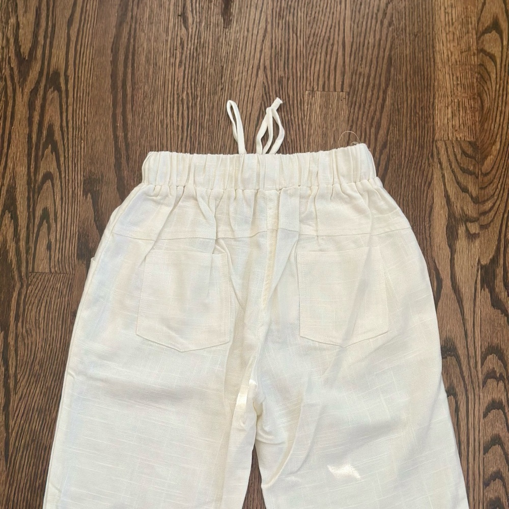 Hot & Delicious Ivory Drawstring Pants - Picture 14 of 15